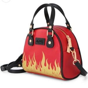 VON DUTCH RED FLAMES MINI BOWLING BAG - NWT